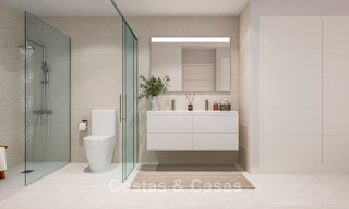 Modern new build apartments for sale close to the beach and with sea views in Estepona West 775329 