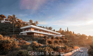 Leading designer villa for sale, surrounded by lush greenery, in a prestigious gated community in Benahavis - Marbella 775384 