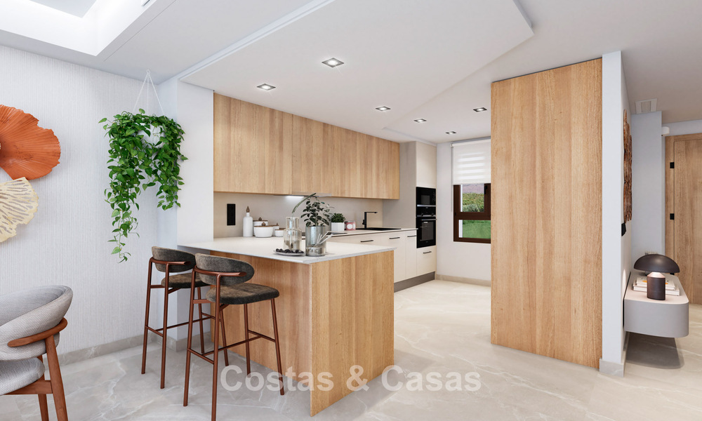 New 3 bedroom townhouses for sale in a prestigious golf resort in Mijas, Costa del Sol 775391