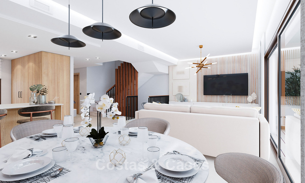 New 3 bedroom townhouses for sale in a prestigious golf resort in Mijas, Costa del Sol 775393