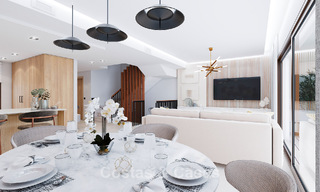 New 3 bedroom townhouses for sale in a prestigious golf resort in Mijas, Costa del Sol 775393 
