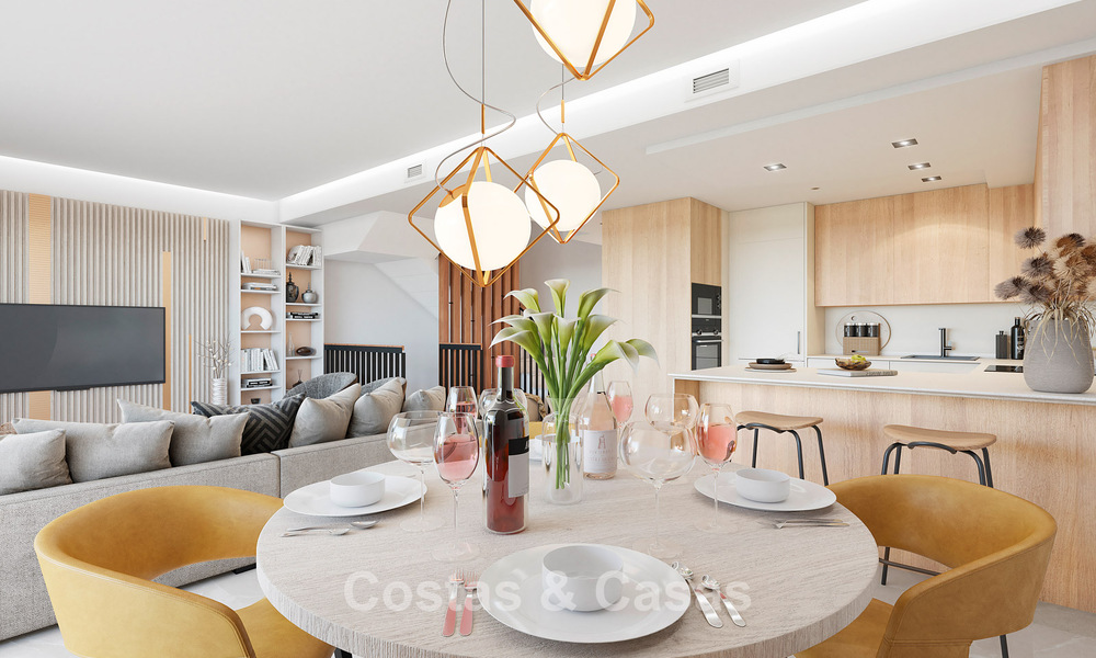 New 3 bedroom townhouses for sale in a prestigious golf resort in Mijas, Costa del Sol 775396