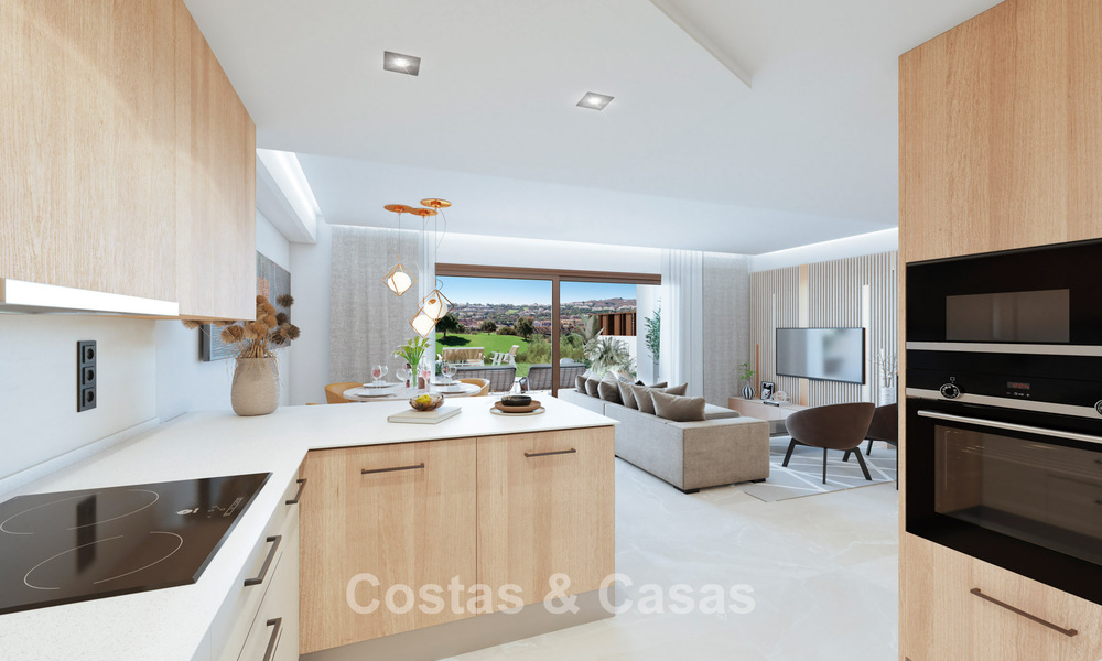 New 3 bedroom townhouses for sale in a prestigious golf resort in Mijas, Costa del Sol 775398