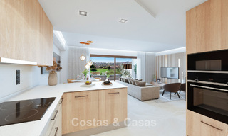 New 3 bedroom townhouses for sale in a prestigious golf resort in Mijas, Costa del Sol 775398 