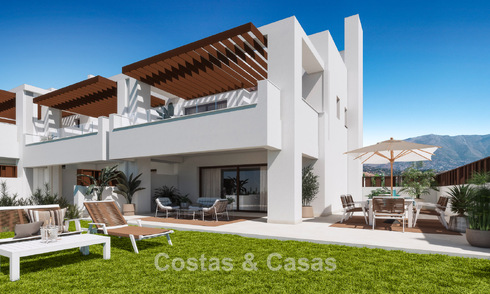 New 3 bedroom townhouses for sale in a prestigious golf resort in Mijas, Costa del Sol 775410