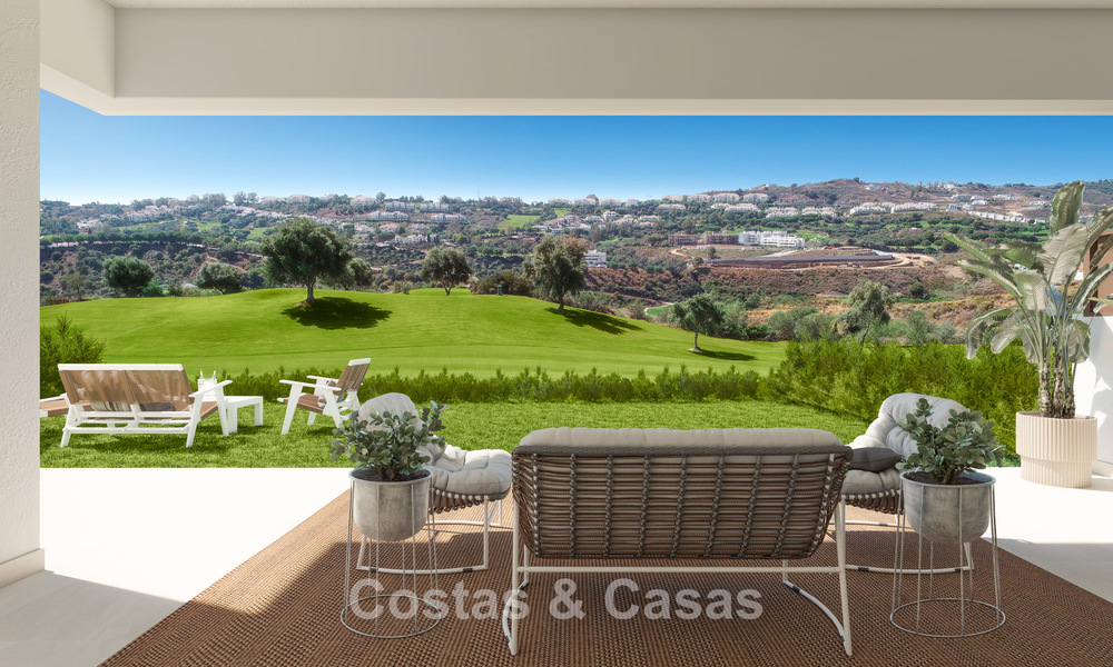 New 3 bedroom townhouses for sale in a prestigious golf resort in Mijas, Costa del Sol 775411