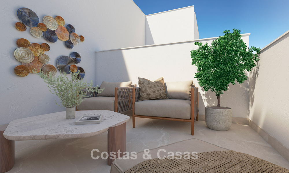New 3 bedroom townhouses for sale in a prestigious golf resort in Mijas, Costa del Sol 775413