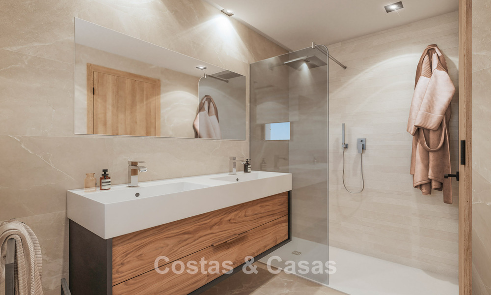 New 3 bedroom townhouses for sale in a prestigious golf resort in Mijas, Costa del Sol 775416