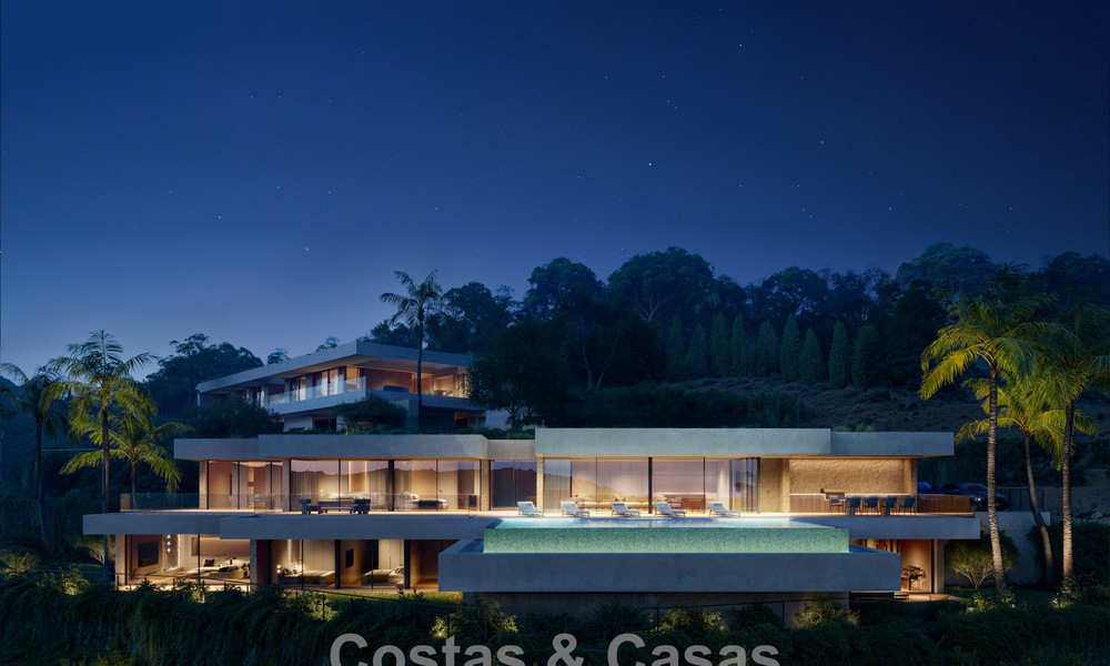 Stunning contemporary Mediterranean style villa for sale in a gated residential resort in Benahavis - Marbella 775527