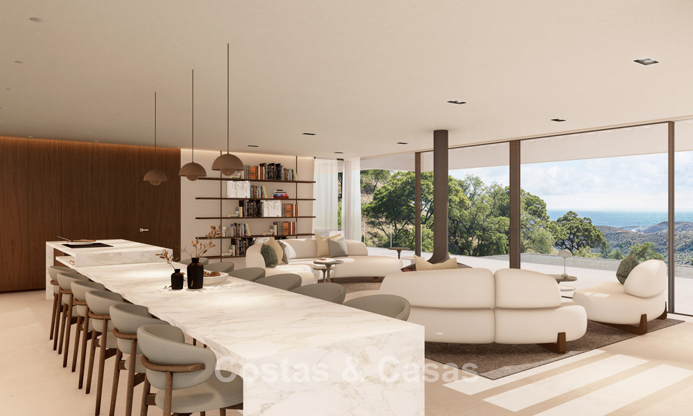 Stunning contemporary Mediterranean style villa for sale in a gated residential resort in Benahavis - Marbella 775529