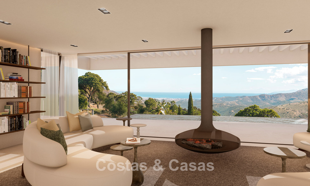 Stunning contemporary Mediterranean style villa for sale in a gated residential resort in Benahavis - Marbella 775531
