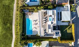 Luxury modern style villa for sale, bordering the golf course in Nueva Andalucia, Marbella 775533 