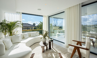 Luxury modern style villa for sale, bordering the golf course in Nueva Andalucia, Marbella 775537 