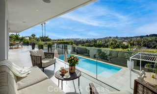 Luxury modern style villa for sale, bordering the golf course in Nueva Andalucia, Marbella 775546 