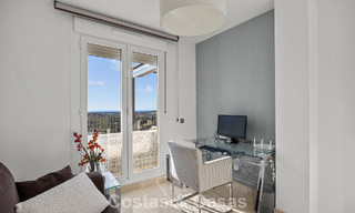 Move-in ready penthouse with panoramic sea views in a Mediterranean complex for sale in Benahavis - Marbella 775766 