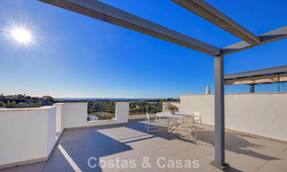 Move-in ready penthouse with panoramic sea views in a Mediterranean complex for sale in Benahavis - Marbella 775769 