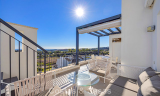 Move-in ready penthouse with panoramic sea views in a Mediterranean complex for sale in Benahavis - Marbella 775772 