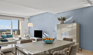 Move-in ready penthouse with panoramic sea views in a Mediterranean complex for sale in Benahavis - Marbella 775777 