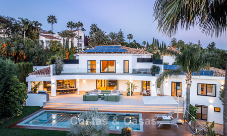 Modern Mediterranean villa with contemporary touches for sale on Marbella’s Golden Mile 775637