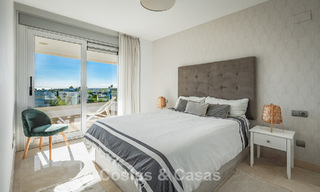 Beachside, contemporary penthouse with large solarium for sale in a modern complex in San Pedro, Marbella 775779 
