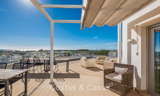Beachside, contemporary penthouse with large solarium for sale in a modern complex in San Pedro, Marbella 775804 