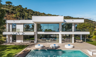 Modernist luxury villa with sea views for sale in the exclusive and secure area of El Madroñal, Marbella - Benahavis 775891 