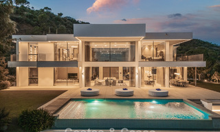 Modernist luxury villa with sea views for sale in the exclusive and secure area of El Madroñal, Marbella - Benahavis 775895 
