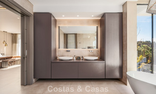 Modernist luxury villa with sea views for sale in the exclusive and secure area of El Madroñal, Marbella - Benahavis 775912 
