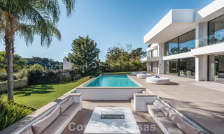 Modernist luxury villa with sea views for sale in the exclusive and secure area of El Madroñal, Marbella - Benahavis 775917 