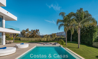 Modernist luxury villa with sea views for sale in the exclusive and secure area of El Madroñal, Marbella - Benahavis 775920 