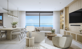 New on the market. Sustainable new build apartments with sea views for sale at walking distance in West Estepona 775817 