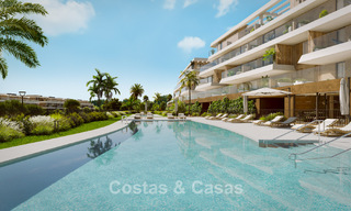New on the market. Sustainable new build apartments with sea views for sale at walking distance in West Estepona 775819 
