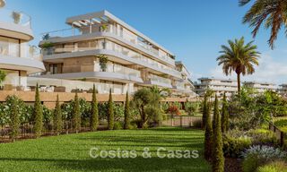New on the market. Sustainable new build apartments with sea views for sale at walking distance in West Estepona 775826 