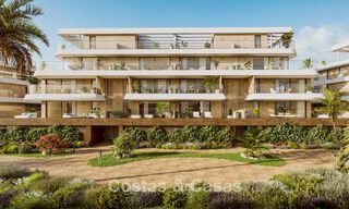 New on the market. Sustainable new build apartments with sea views for sale at walking distance in West Estepona 775828 