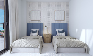 New on the market. Sustainable new build apartments with sea views for sale at walking distance in West Estepona 775833 