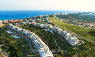 New on the market. Sustainable new build apartments with sea views for sale at walking distance in West Estepona 775837 