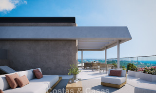 New on the market. Sustainable new build apartments with sea views for sale at walking distance in West Estepona 775839 