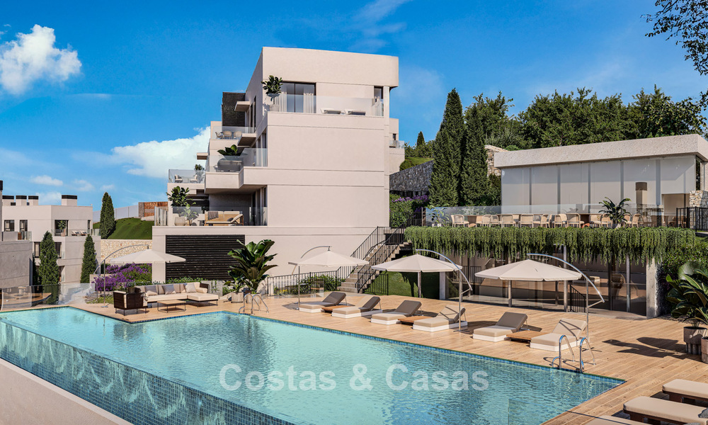 New to the market. Stylish golf apartments for sale in a sought-after golf resort in Mijas, Costa del Sol 776201