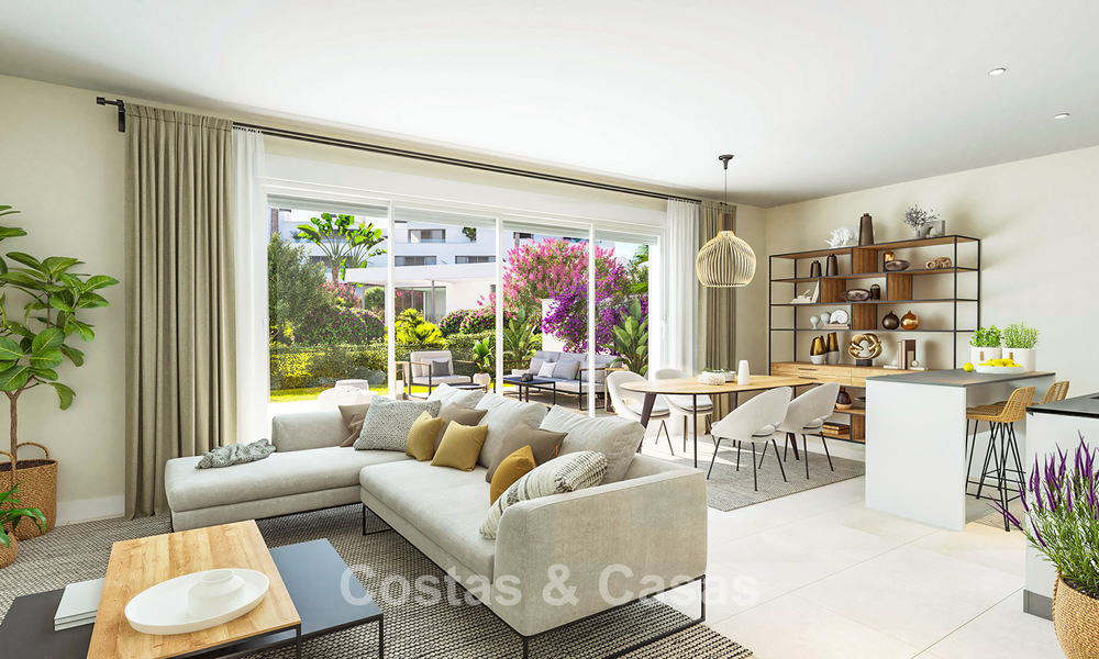 Last units! New apartments for sale, walking distance to amenities and the beach on the New Golden Mile, Marbella - Estepona 776212