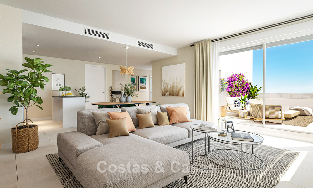 Last units! New apartments for sale, walking distance to amenities and the beach on the New Golden Mile, Marbella - Estepona 776214