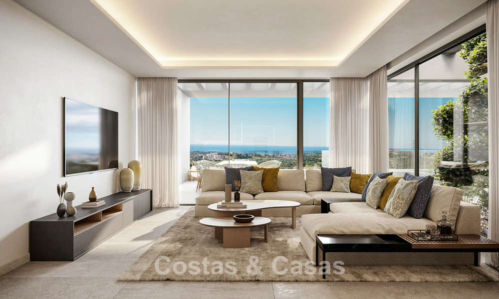 Elegant off-plan apartments for sale just a stone’s throw from a blue lagoon on the Costa del Sol 776173