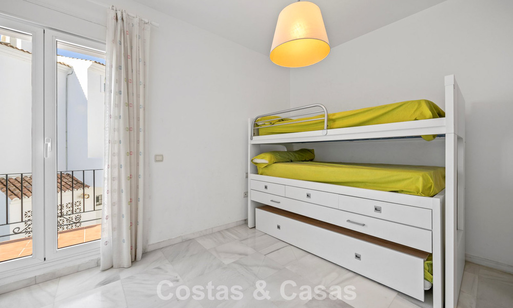 Spacious townhouse for sale in a beachfront complex on the New Golden Mile between Marbella and Estepona 776019