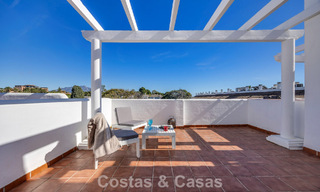 Spacious townhouse for sale in a beachfront complex on the New Golden Mile between Marbella and Estepona 776021 