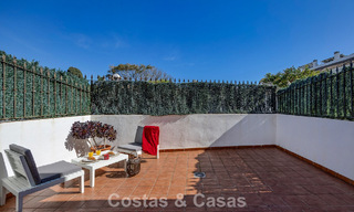Spacious townhouse for sale in a beachfront complex on the New Golden Mile between Marbella and Estepona 776028 
