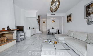 Spacious townhouse for sale in a beachfront complex on the New Golden Mile between Marbella and Estepona 776029 