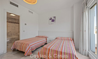 Spacious townhouse for sale in a beachfront complex on the New Golden Mile between Marbella and Estepona 776038 