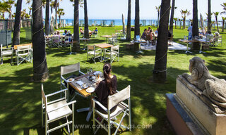 Spacious townhouse for sale in a beachfront complex on the New Golden Mile between Marbella and Estepona 776191 
