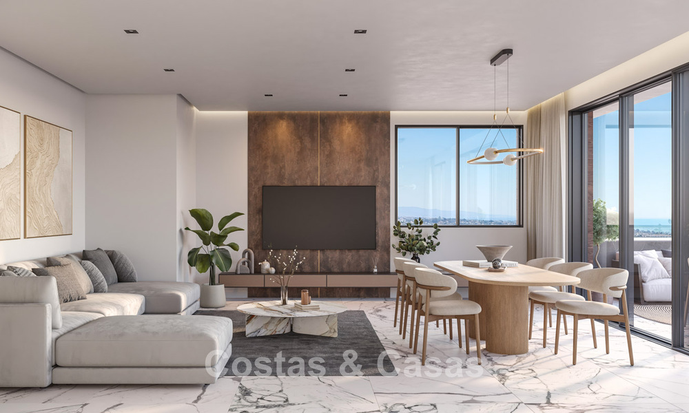 Exclusive development of modern apartments for sale on the New Golden Mile between Marbella and Estepona 776160