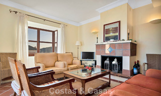 Spanish townhouse with sea views for sale in a quiet, gated community in the hills of Benahavis - Marbella 776246 