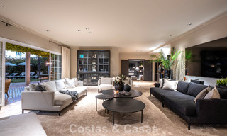 Move-in ready luxury villa with a modern Mediterranean style for sale in Nueva Andalucia’s Golf Valley, Marbella 776258 